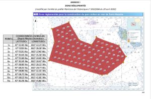 Lire la suite à propos de l’article Zone de navigation réglementée pendant la construction du Parc Eolien du banc de Guérande